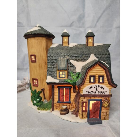 Holiday Time Dpt18 Willow Creek Farm Village Collectibles Christmas Rustic Decor - Picture 2 of 13